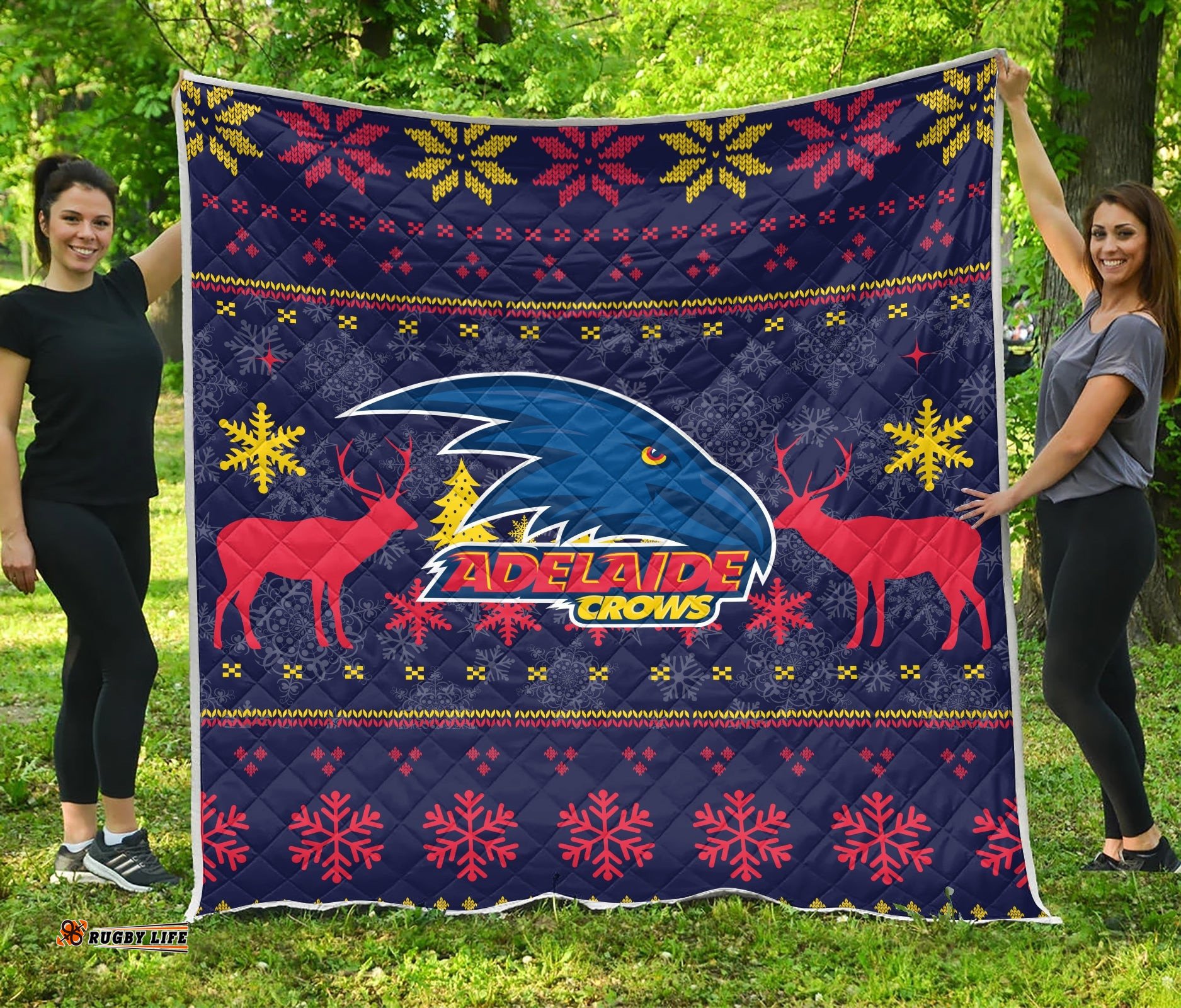 adelaide crows quilt christmas ugly style