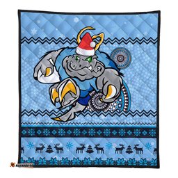New South Wales Premium Quilt - Australia Ugly Xmas With Aboriginal Patterns For Die Hard Fans