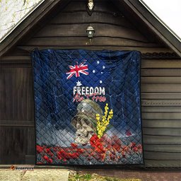 australia anzac day quilt freedom aint free