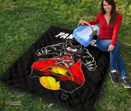 panthers premium quilt special map