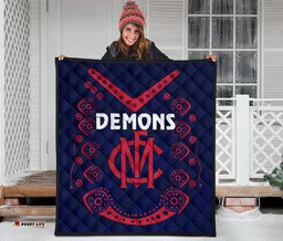 melbourne demons indigenous premium quilt football