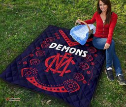 melbourne demons indigenous premium quilt football