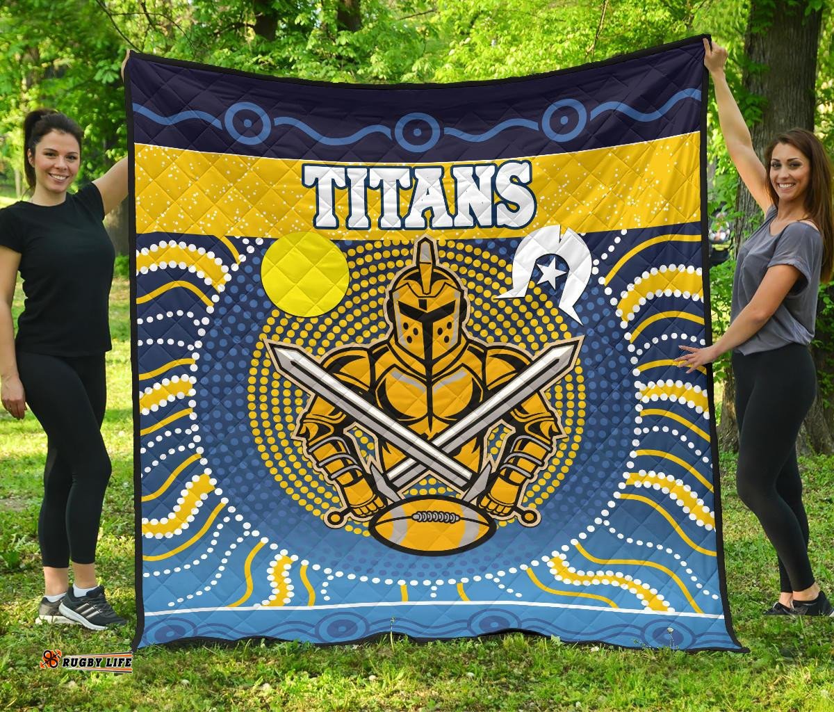 naidoc titans premium quilt gold coast indigenous