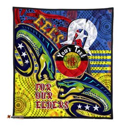 Parramatta Eels Naidoc Week Custom Quilt - Parramatta Eels Naidoc Week For Our Elders With Dot Art Quilt