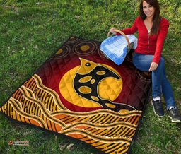 premium quilt aboriginal dot patterns fish