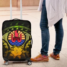 Tahiti Reggae Hibiscus Luggage Covers A02