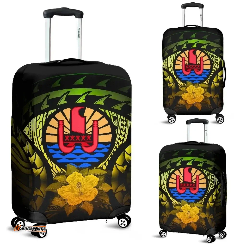 Tahiti Reggae Hibiscus Luggage Covers A02