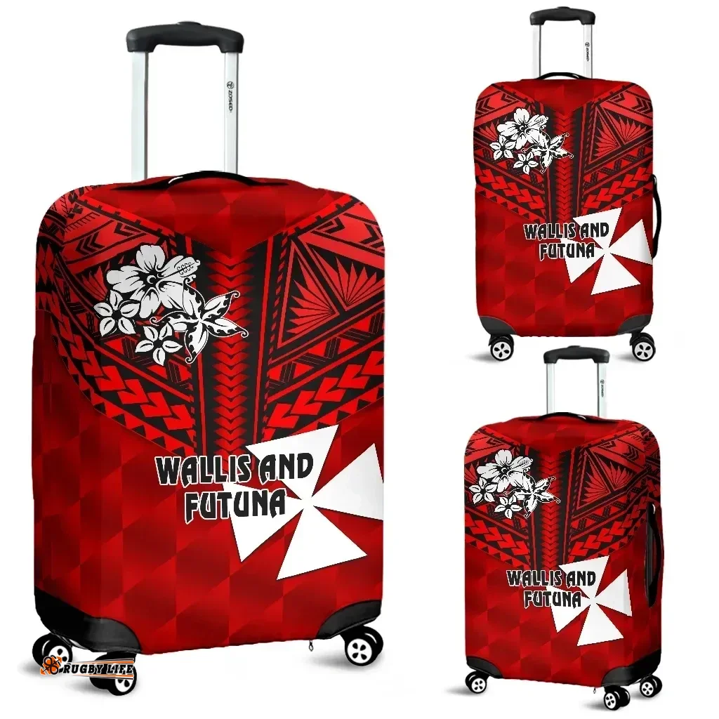 Rugbylife Luggage Cover - Wallis and Futuna Rugby Luggage Covers Sporty Vibes A31