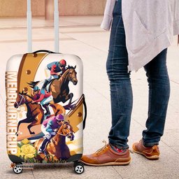 Melbourne Cup Australia Luggage Cover Horse Racing Happy 164th Anniversary