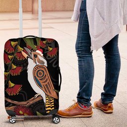 Australia Indigenous Christmas Luggage Cover Kookaburra Aboriginal