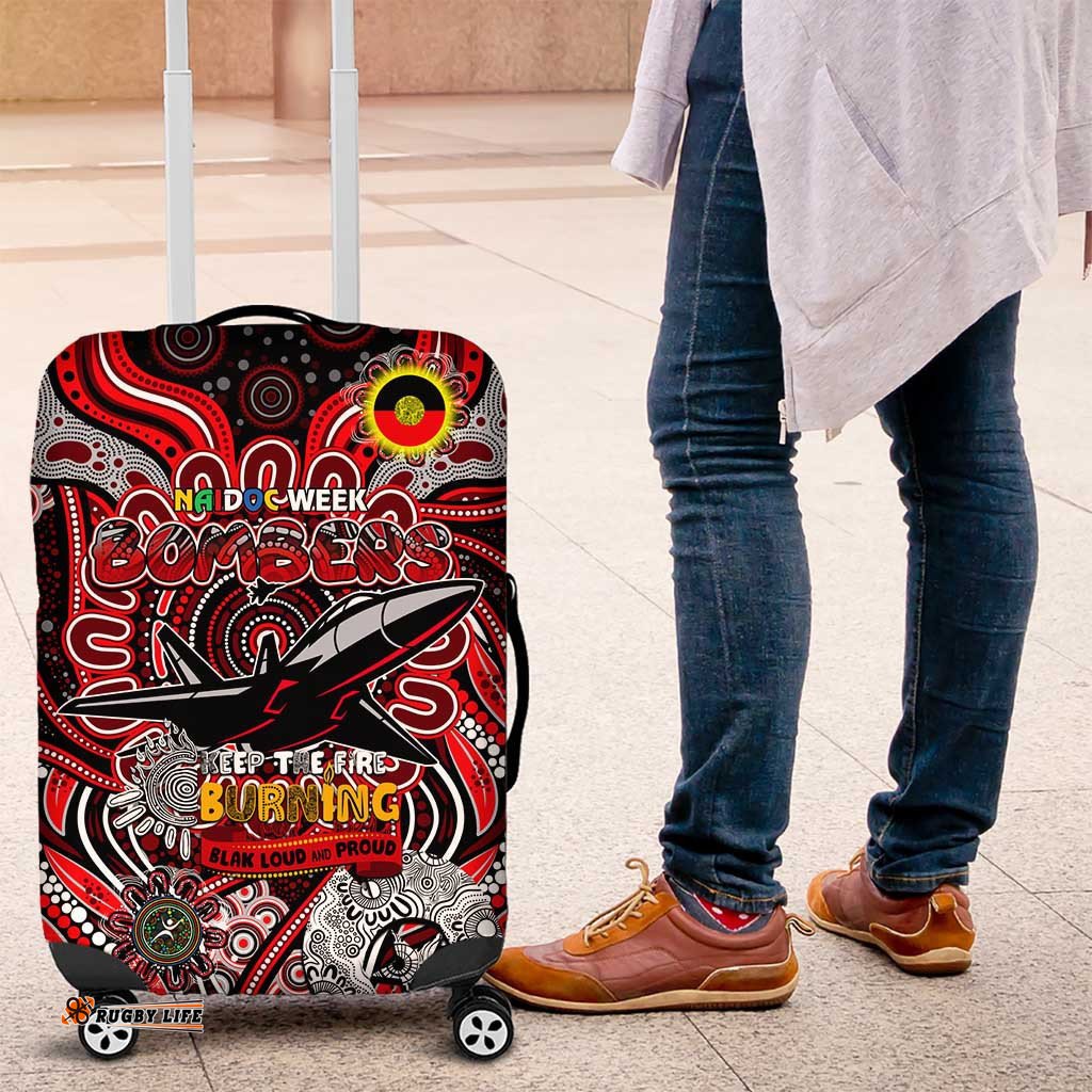 Essendon Bombers NAIDOC Week 2024 Luggage Cover Mascot Football DT02