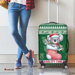 Aussie Koala Luggage Cover Merry Christmas