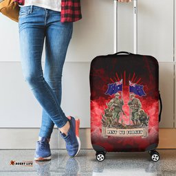 Australia And New Zealand ANZAC Day Luggage Cover Soldiers Lest We Forget