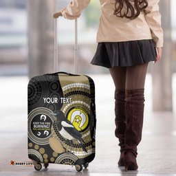 Custom AFL Collingwood NAIDOC Week Luggage Cover Keep The Fire Burning Indigenous Art