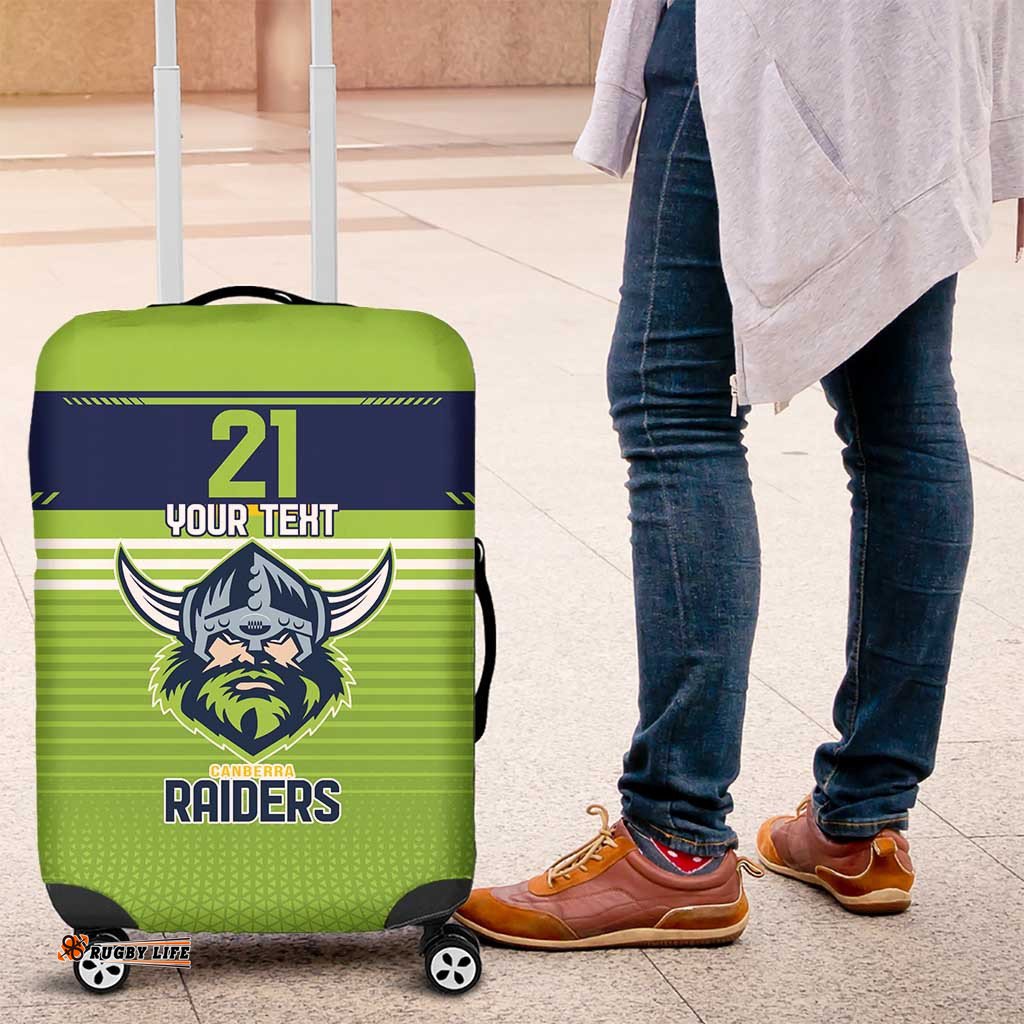 Raiders Rugby Custom Luggage Cover The Green Machine Simple Style