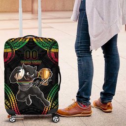 Custom Panthers Champion Grand Final 2024 Luggage Cover With Polynesian Style