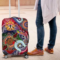 Custom NAIDOC Week 2024 St Kilda Saints Luggage Cover Australia Aboriginal Dot Painting DT02