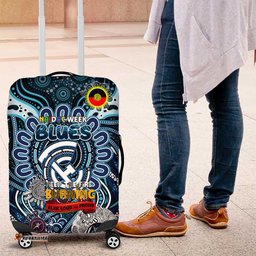 Carlton Blues NAIDOC Week 2024 Luggage Cover Mascot Football DT02