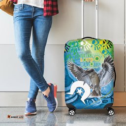 Vivid Kookaburra NAIDOC 2024 Luggage Cover Aboriginal Art Style