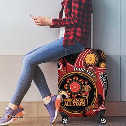 Custom Australia Indigenous Rugby Luggage Cover 2024 Aboriginal All Stars