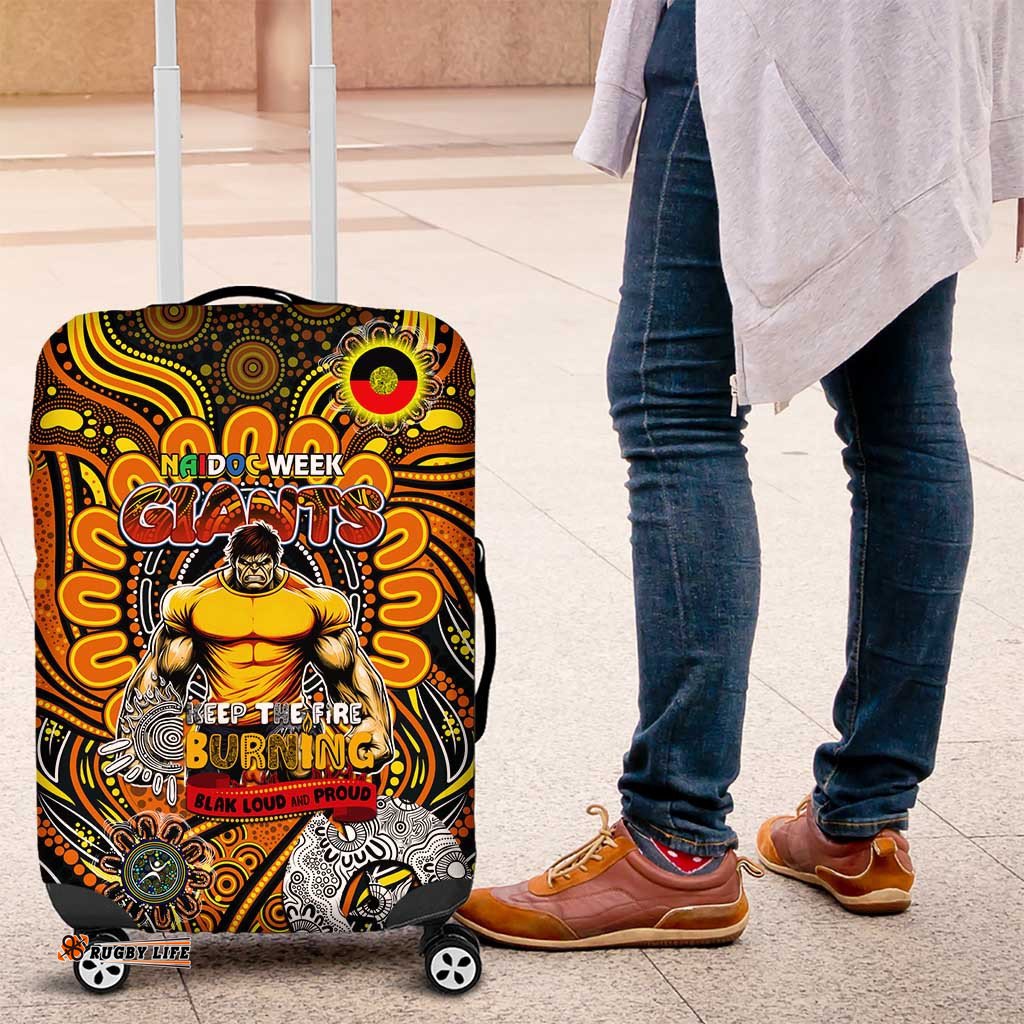 GWS Giants NAIDOC Week 2024 Luggage Cover Mascot Football DT02