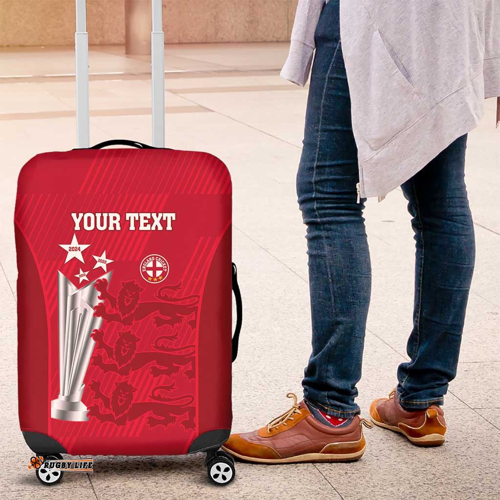 Custom England Cricket Luggage Cover 3rd Champions World Cup Proud