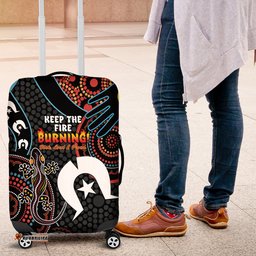 NAIDOC Week 2024 Luggage Cover Keep The Fire Burning Indigenous Art