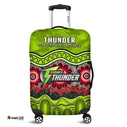 Thunder Cricket ANZAC Luggage Cover Poppy Sydney Aboriginal Camouflage