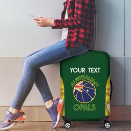 Custom Australia Basketball Luggage Cover Go Champions Aussie Opals National Color
