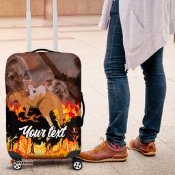 Personalised Save Wildlife Australia Luggage Cover Bushfire Awareness
