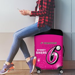 BBL Sydney Sixers Luggage Cover 4th Champions 2024 New History