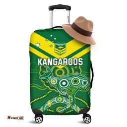 Australia Rugby Luggage Covers Kangaroos Boomerang Aboriginal