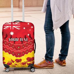 Custom Sun Football Luggage Cover ANZAC Lest We Forget