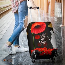 ANZAC Luggage Covers Remembrance Poppy Flowers