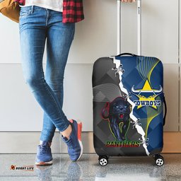 Panthers And Cowboys Rugby Luggage Cover Sporty Version