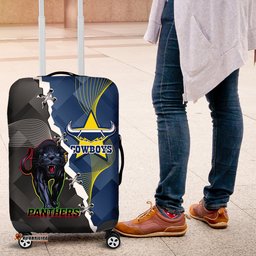 Panthers And Cowboys Rugby Luggage Cover Sporty Version