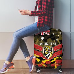 Custom Richmond Tigers Football Luggage Cover ANZAC Lest We Forget