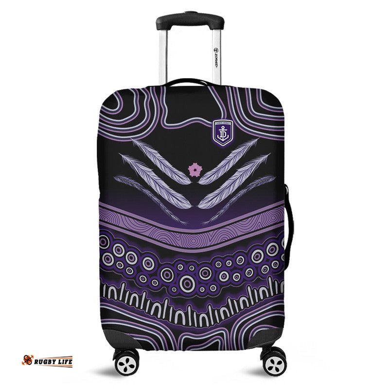 Fremantle Dockers Luggage Cover Freo Indigenous Style No1