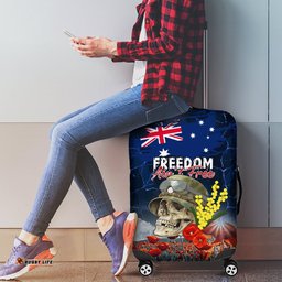 Australia ANZAC Day Luggage Cover Freedom Ain't Free