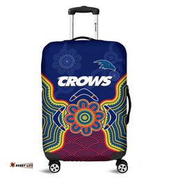 Adelaide Football Luggage Cover Crows Aboriginal Art