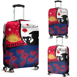 ANZAC Day Luggage Covers We will remember Them