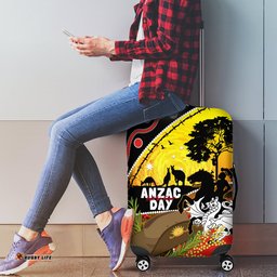 Dragons Rugby ANZAC Day Luggage Cover Saints Rosemary Starry Night