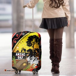 Dragons Rugby ANZAC Day Luggage Cover Saints Rosemary Starry Night