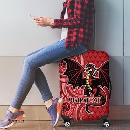 Personalised Dragons NAIDOC Week 2024 Luggage Cover Aboriginal Fire Burning Sparks