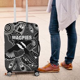 Collingwood Magpies Luggage Cover Aboriginal Art
