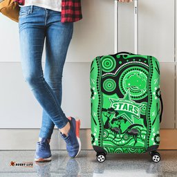 Melbourne Stars Cricket Luggage Cover Happy Australia Day Aboriginal Art