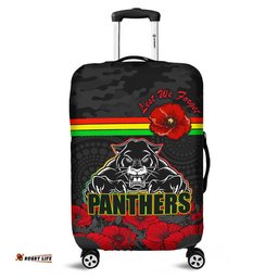 Panthers Rugby ANZAC Luggage Cover Angry Panther Camouflage With Poppy