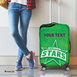 Custom Melbourne Stars Luggage Cover Indigenous Art Grunge Style