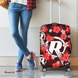 Australian Renegades Cricket Luggage Cover Baeuty Pacific Hibiscus and Polynesian Pattern