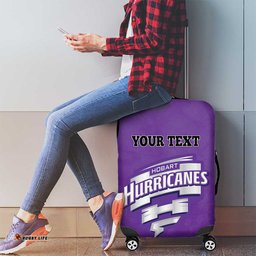 Custom Hobart Hurricanes Luggage Cover Indigenous Art Grunge Style